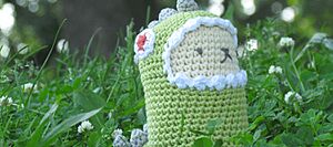 Amigurumi dinosaur