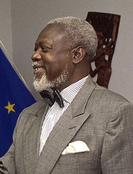 Ange-Félix Patassé (cropped) in 2001