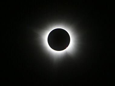 April 8 2024 eclipse totality seen from Durango, Mexico