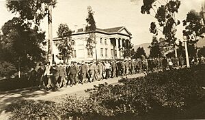 Armistice Day at Pomona College (1918)