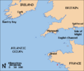 Battle of Groix locator