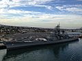Battleship USS Iowa at the Port of Los Angeles.jpg