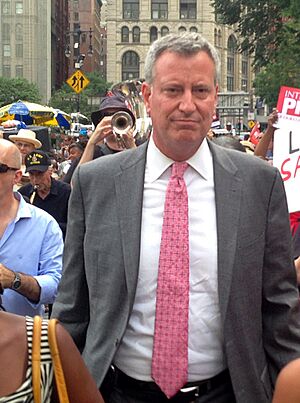 Bill de Blasio 2013 streets of NYC