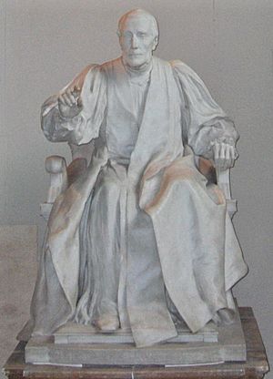 Bishop John Alcock, statue, Worcester