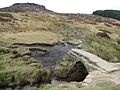 Burbage Brook and Packhorse Bridge