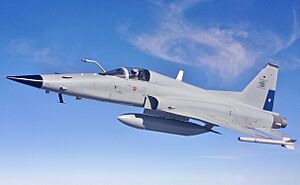 Chile Air Force Northrop F-5E Tigre III Lofting-2 (cropped)