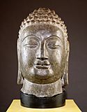 Chinese Northern Wei Dynasty Head of a Buddha 550–770