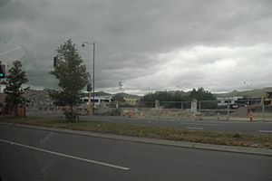 Christchurch train station site in December 2012