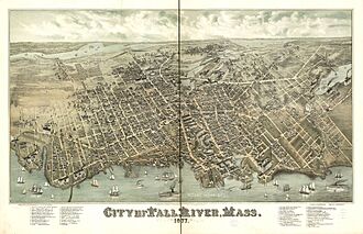 City of Fall River, Mass. 1877. LOC 75694571