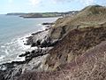 Coast path from Mumbles to Langland Bay - geograph.org.uk - 461032