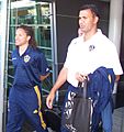 Cobi Jones and Ruud Gullit
