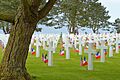 Crosses, Normandy American Cemetery and Memorial, June 2012