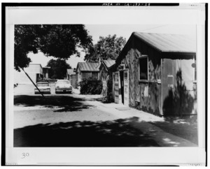 EAST FRONT, ABOUT 1965, LOOKING SOUTH. - U.S. Geological Survey, Rock Magnetics Laboratory, 345 Middlefield Road, Menlo Park, San Mateo County, CA HAER CAL,41-MENPA,5-29