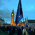 EU Flag at the Stop Trump Rally (32205545383)