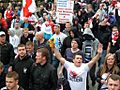 English Defence League protest in Newcastle