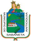 Official seal of Sabaneta, Antioquia