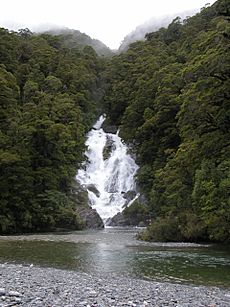 Fantail falls, Haast Pass, NZ