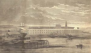 Fort Jefferson, Dry Tortugas, Florida, Harper's Weekly, 26 Aug 1865