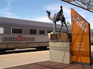 Ghan at Alice Springs