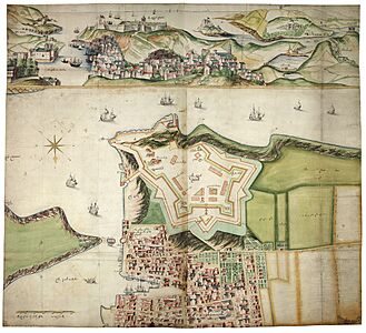 Gomme, Sir Bernard de (English) 1666-7 and 1672. Two plans of the citadel at Plymouth. RMG K1029