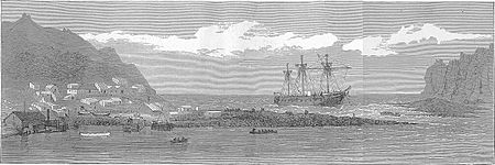 HMS Megaera (1849) at St Paul Island