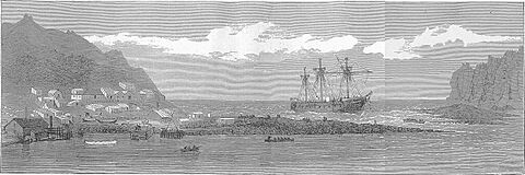 HMS Megaera (1849) at St Paul Island