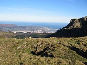 Hondarribia and Irun from Aiako Harria