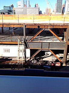 Hudson Yards platform for Culture Shed Sept 2014