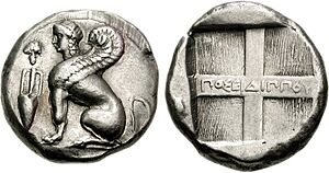 ISLANDS off IONIA, Chios. Circa 380-350 BC. AR Tetradrachm (15.32 g, 11h)
