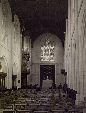 Interior, Saint John's Chapel, Groton School (3678979640)