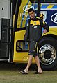 Júlio Cesar after Brazil national team training at Randburg High School 2010-06-06