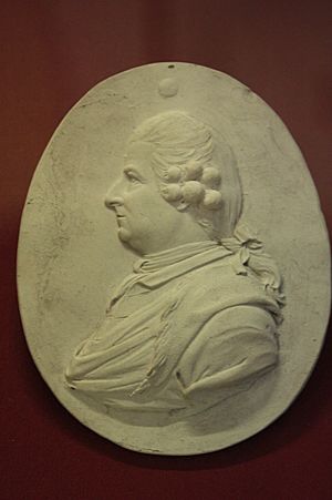 James Stuart, architect, early miniature by Josiah Wedgwood, British Museum