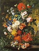Jan van Huysum - Vase of Flowers on a Garden Ledge - c. 1730.jpg