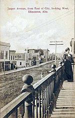Jasper Avenue Edmonton Alberta ca.1907