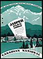 Jasper Park Lodge – The Hub of Canada’s Greatest Mountain Playground — Canadian National Jasper Park Lodge — Le centre du plus beau complexe de loisirs en montagne au Canada — Canadien National (50584326177)