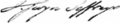 John Gwyn Jeffreys Signature