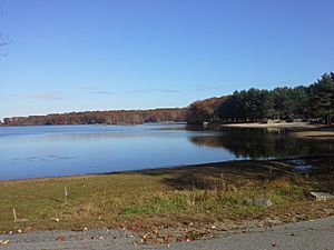 Lincoln Woods State Park in Rhode Island USA