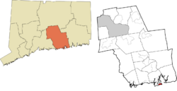 Fenwick's location within the Lower Connecticut River Valley Planning Region and the state of Connecticut