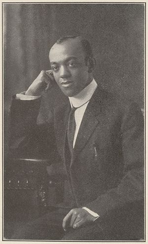 Portrait of Fenton Johnson published in Visions of the Dusk (1915)