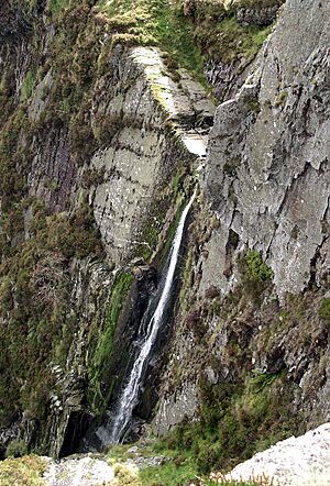 Maesglase waterfall