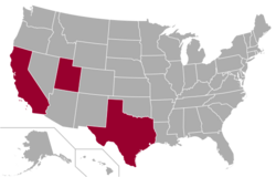 Location of teams in