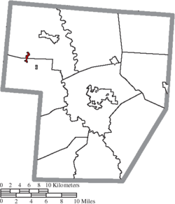 Location of Octa in Fayette County