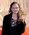 Mati Diop with Golden Bear of Berlinale 2024-1