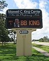 Maxwell C. King Center for the Performing Arts sign 001