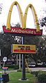 McDonald's sign reading "Cactus Jack was Here" in St. Petersburg, FL, Sep 2020 (cropped)