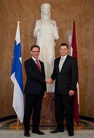 Ministru prezidenta Valda Dombrovska un Somijas Ministru prezidenta Jirki Katainena darba tikšanās 16.09.11. (6152728032)