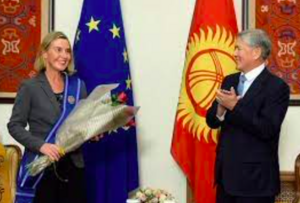 Mogherini and region of Central Asia