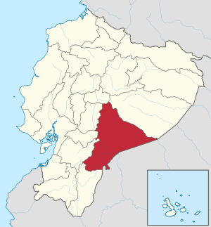 Location of Morona-Santiago Province in Ecuador.