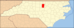 North Carolina Map Highlighting Orange County.PNG