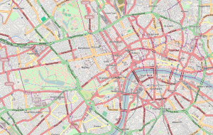 Open street map central london